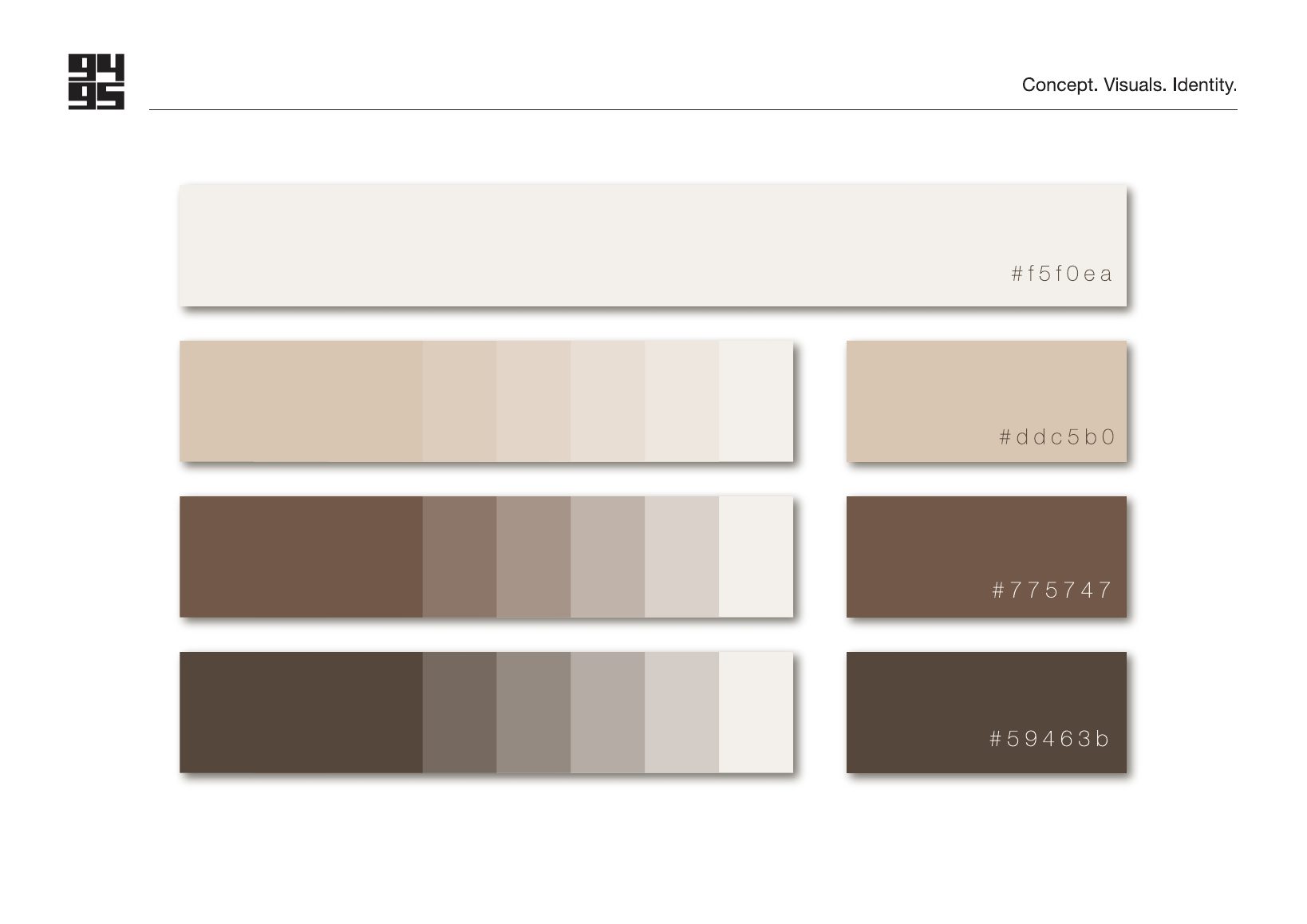 by besté colour system with tints for each core colour