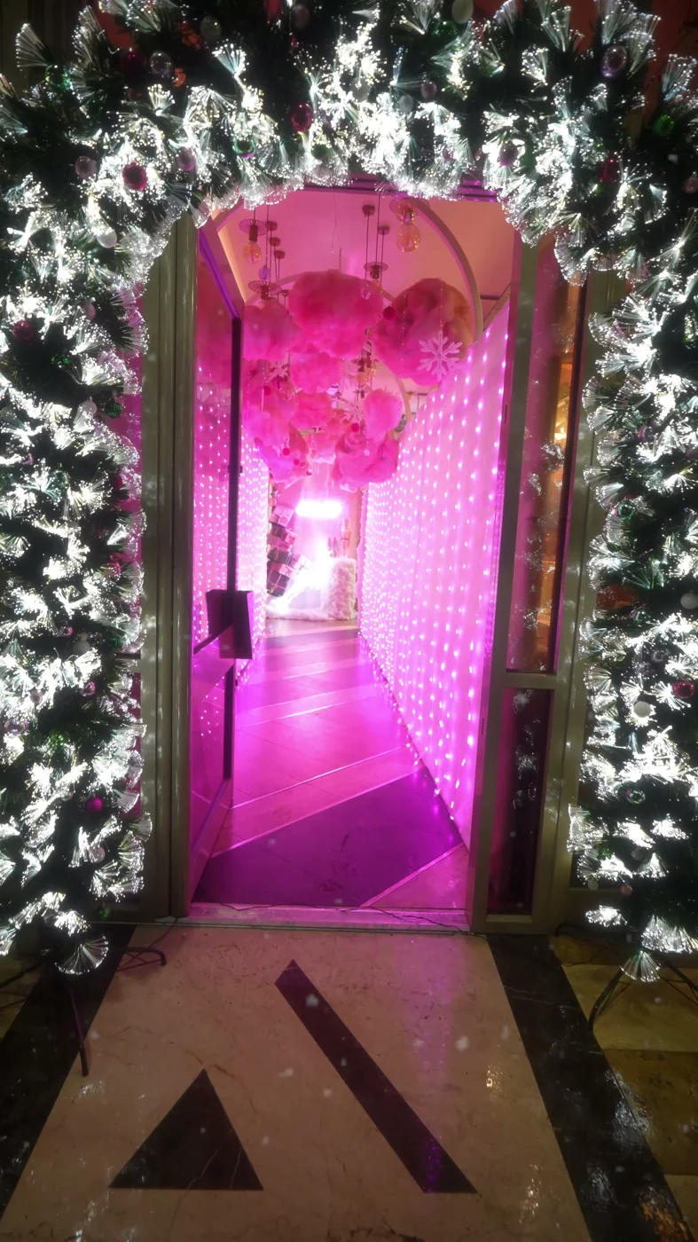 The entrance arch