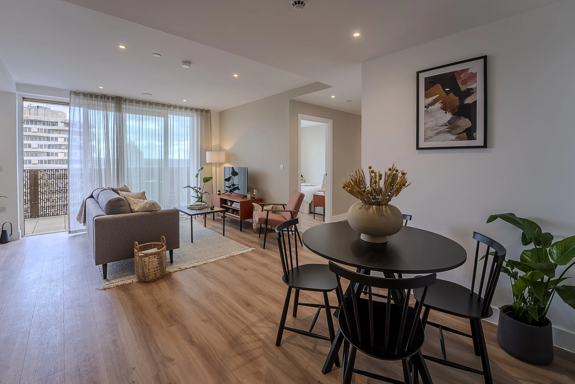 Living and dining