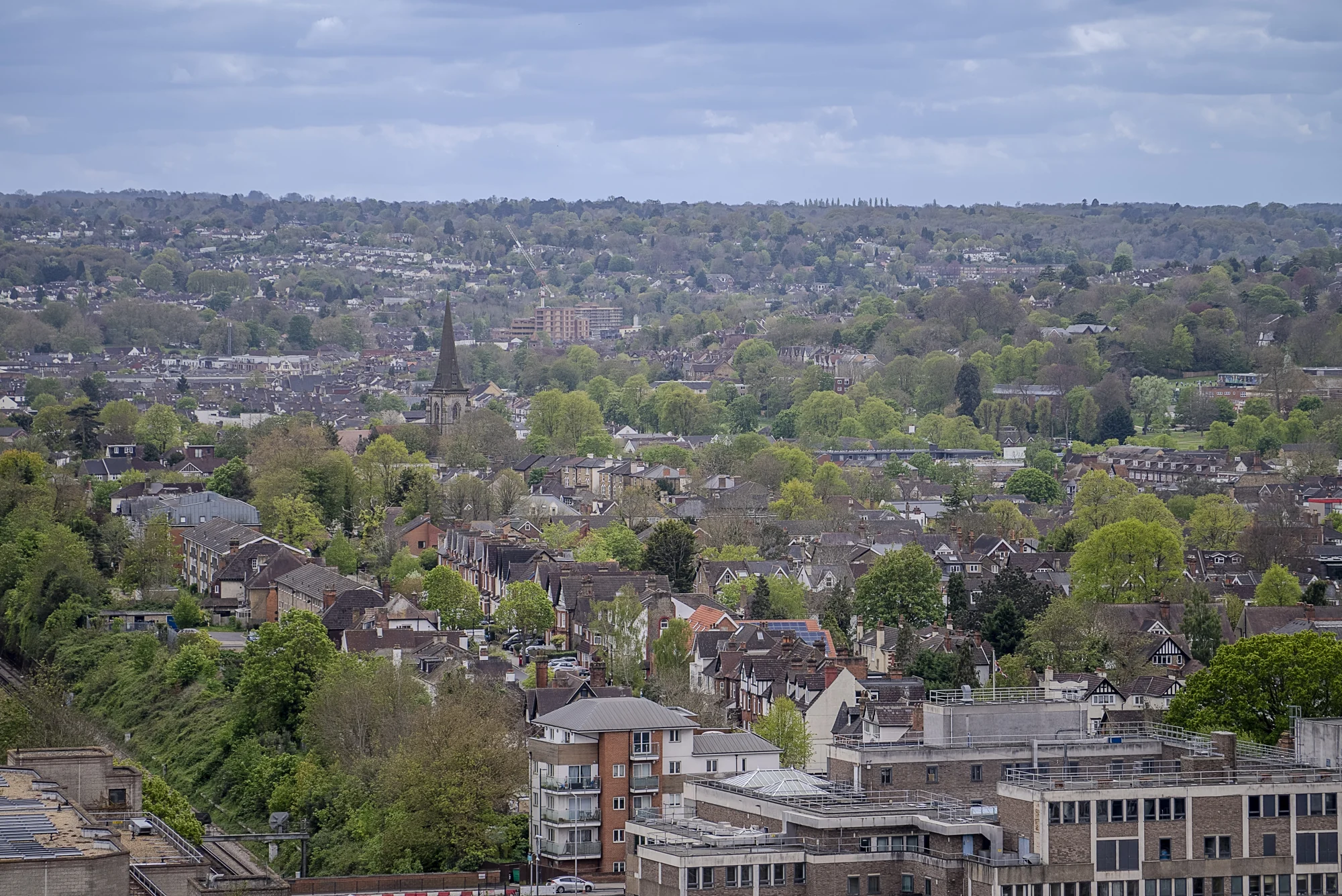 The view that sells the flat: Croydon and South London from the upper floors
