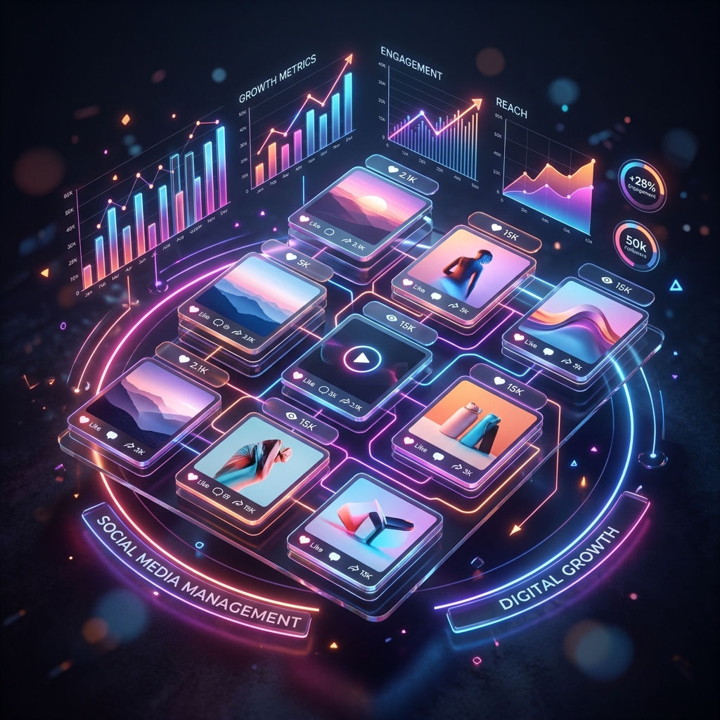 Social Media Management Visual