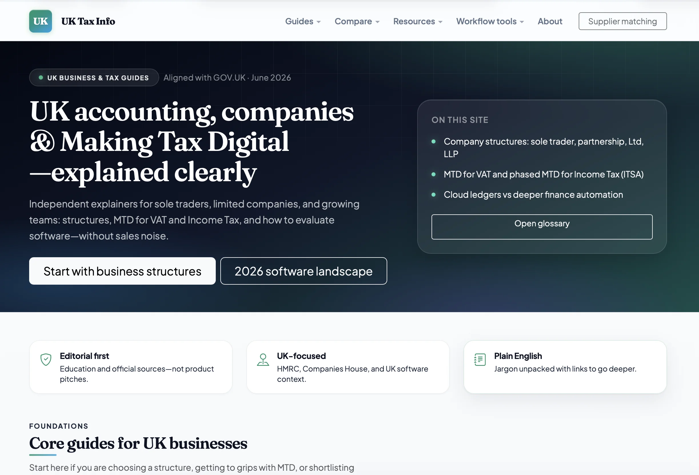 UK Tax Info